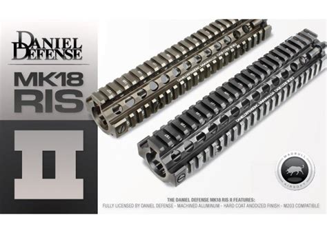 Madbull Daniel Defense Lite Rail MK18 RIS II 9.5 Replica BK